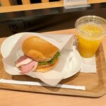 the 3rd Burger - 「エッグサンド ドリンクセット」(560円)