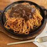 Rota - ハンバーグナポリタン700円