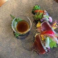 THE DINING シノワ唐紅花＆鉄板フレンチ蒔絵 - 