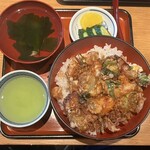 Taihouya - かき揚げ丼。メニューにはありません