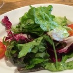キハチ - 2014/02 Steak Lunch ステーキランチ 2,310円：プティサラダ、シンプルなサラダで苦味が後味でほんのり