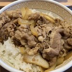 すき家  - 牛丼並つゆだく(¥400-¥70)