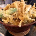 富山湾食堂 - 白えび天丼 1200円