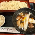 御膳蕎麦 雷門 田川 - 鴨せいろ2,100円