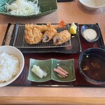 新宿さぼてん - ロース梅しそ巻きかつ御膳