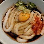 ふくすけ - 月見伊勢うどん　700円