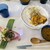 TAPiR - 料理写真:いちごテンペカレー、卵ポロタと味付きバスマティライス、豆スープ