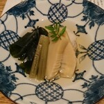 能登金沢の幸 銀座 ふる田 - 『若竹煮』新若布　蕗　筍　　地味だけど、新若布がとても美味しかった♪