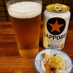 奈つやの中華そば - 黒ラベル(350ml缶) 350円