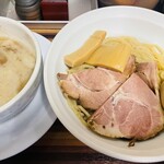 Mendokoro Kouka - 濃厚鶏白湯つけ麺・煮卵 950円