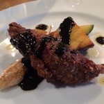 キハチ - 2014/02 Pleasure 厳選素材にこだわったコース 3,675円：フランス産鴨肉のスパイスロースト　黒胡麻ソース