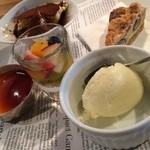 キハチ - 2014/02 Pleasure 厳選素材にこだわったコース 3,675円のスペシャルデザートは結構ボリューミー