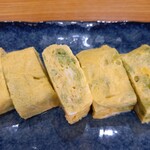 沖縄料理 美ら結 - あおさの玉子焼き