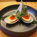 梅田 鮨割烹のの - 卵卵卵