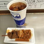 ボートレース多摩川 飲食コーナー - 第2売店　ウーロンハイ・串モツ白