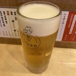立ち飲み いなせや 京橋店 - 生ビール