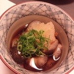 串揚げ串仙 - 茶ぶりにした 赤ナマコポン酢700円