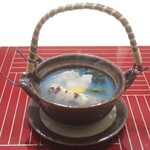 日本料理 吟 - トリ貝、蛤、平貝炙りの土瓶蒸し