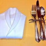 TRATTORIA FILARE - ナプキンが可愛い折り方に