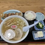 たけはる十八番 - ラーメン餃子セット