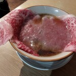 Horumon Yakitori Nikomi Kono Ue San - A4ランクサーロイン特製肉吸い