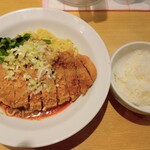 Paiku Tantan Go No I - 排骨つゆなし担々麺とサービスライス