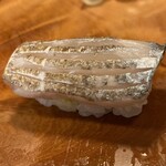 鮨処藤 - ⒉太刀魚炙り～脂の乗りと香ばしさ