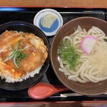 讃岐屋 - 料理写真:かけかつ丼セット980円