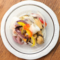 酢が効いてるシーフードマリネ