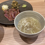 Morino Miya Ko Sendai Gyuu Tan Datenari - スープ