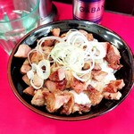 横浜ラーメン 田上家 - ライス＋チャーシューまぶし