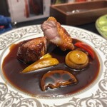 イタリアン チャイナバル村塾 - 黒酢酢豚1590円