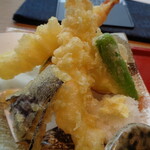 日本料理 ざぜん - 天ぷらアップ