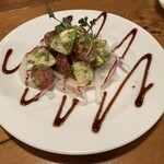 がぶ飲みワインと肉 ビストロ千住MEAT - トマトチーズマリネ