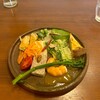 ビストロ・ラ・カシェット - 前菜(ｽﾓｰｸｻｰﾓﾝとほうれん草のｷｯｼｭ､海老のﾏﾝｺﾞｰｿｰｽ､ﾊﾟﾃ•ﾄﾞ•ｶﾝﾊﾟｰﾆｭ､ｼｲﾗのｴｽｶﾍﾞｯｼｭ)