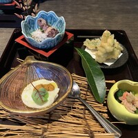 小野の離れ 博多本店 - 前菜盛り合せ