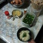 須崎食料品店 - 薬味は、ネギ・ショウガ・味の素など・・・