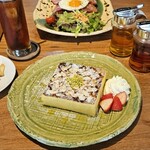 カフェルセット鎌倉 - 究極の食事系フレンチトースト﻿ ドリンクセット2,250円﻿、究極のフレンチトースト﻿ ドリンクセット2,150円