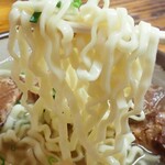 花織そば - 中太麺