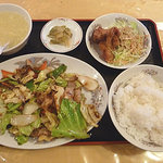 味宝楼 - 回鍋肉定食　８００円