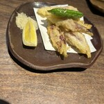 菜っぱ - 茗荷の天ぷら