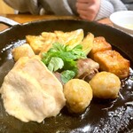 240211868 - 鶏と豆腐のすき焼き