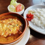 カレー館 - 厚切りベーコン入りチーズカレー