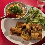 南海飯店 - 春巻＋麻婆豆腐小サイズ
