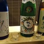 鮨 波やし - ［３回目］艶(福井)・桃の滴(京都)・三十六人衆(山形)