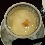 鮨 波やし - ［３回目］ウニの茶碗蒸し(白子入り)