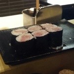 鮨 波やし - ［３回目］トロタク巻