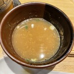 中華蕎麦 とみ田 - スープ割り