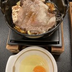 ミカサ - 夕食（上州和牛のすき焼き）