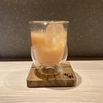 焼鳥 町子 - 鳳凰美田 桃酒（550円）